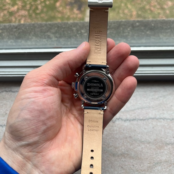 Shinola chronograph white dial 41MM - Picture 2 of 2